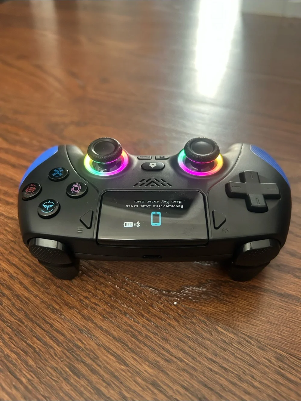 CM-620 Wireless Controller for PS4 Switch iOS Android RGB Bluetooth